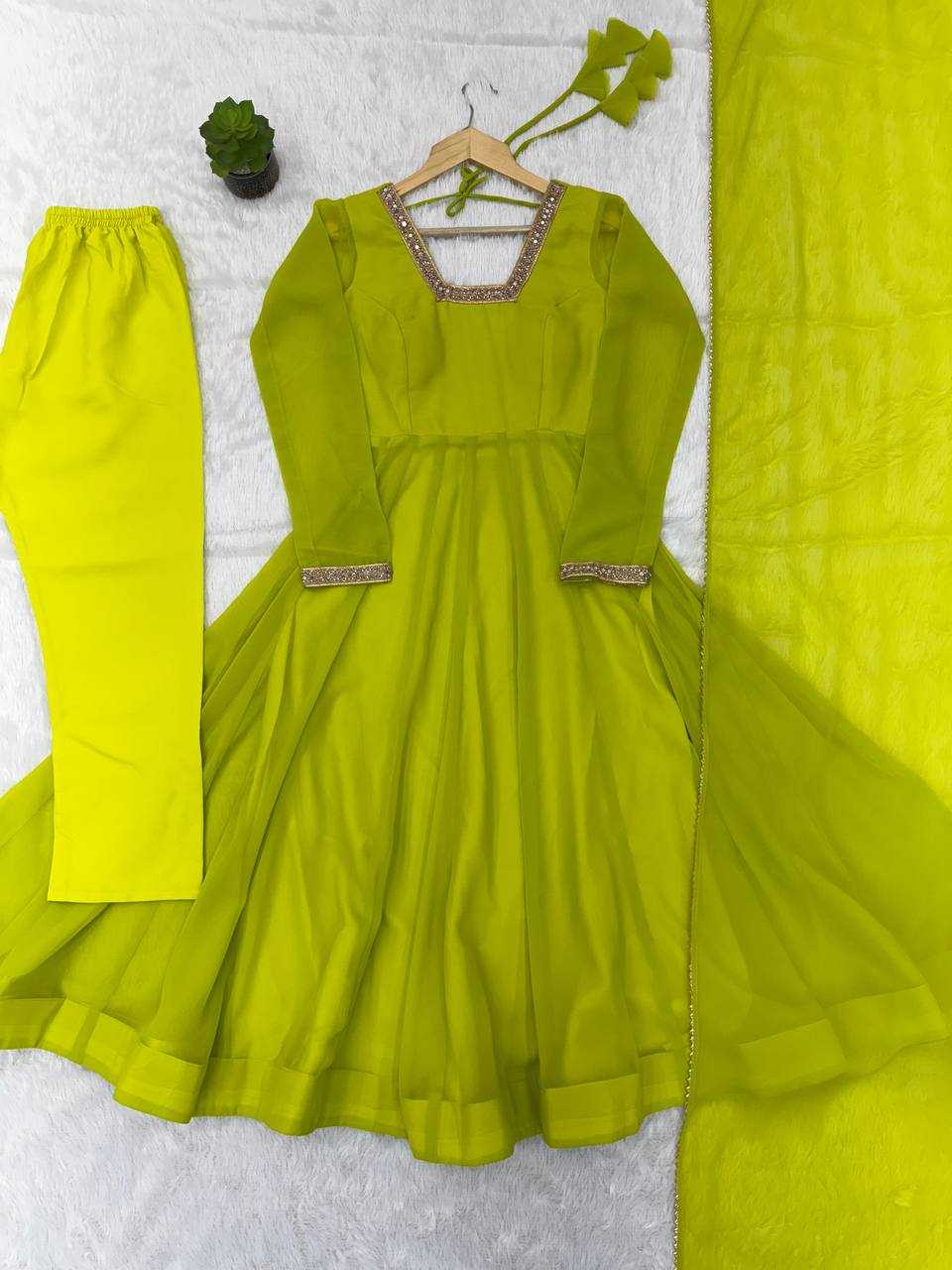 YNF Wholesale Faux Georgette Georgette Gown KESH617 51 | Surat Manufacturer