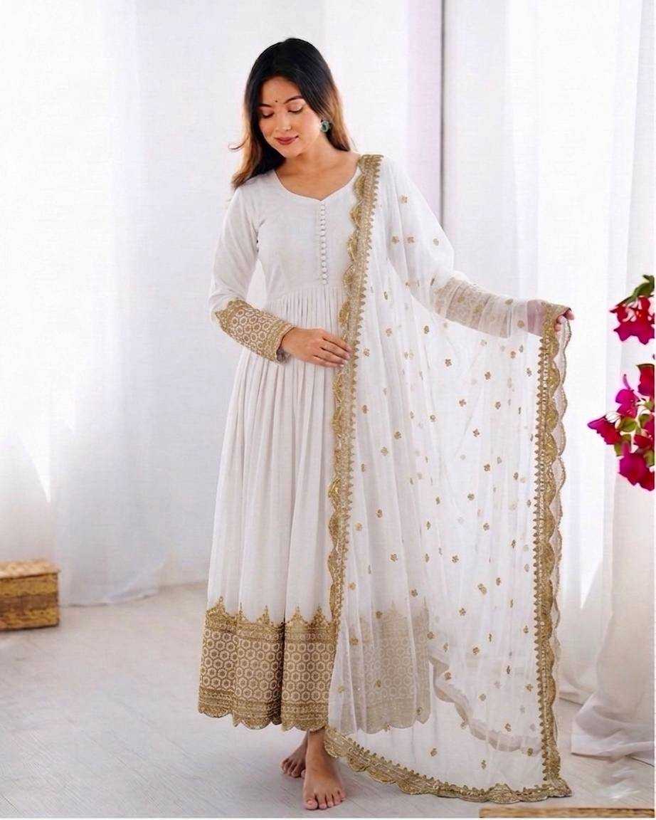 YNF Wholesale Faux Georgette Anarkali Gown KESH499 194 | Surat Manufacturer