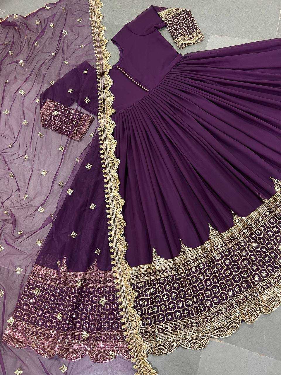 YNF Wholesale Faux Georgette Anarkali Gown KESH499 194 | Surat Manufacturer