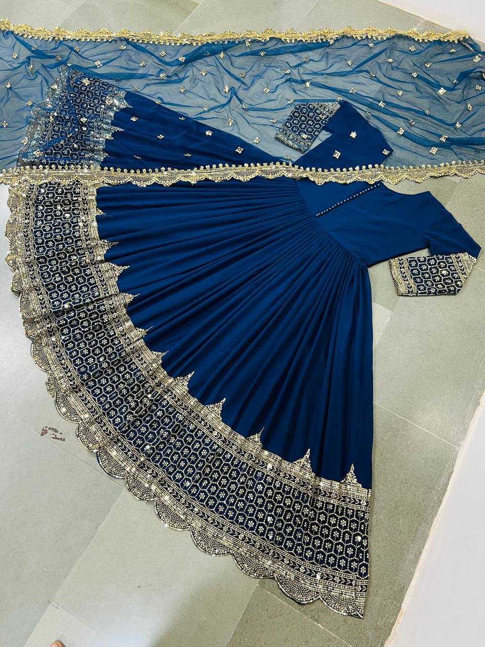 YNF Wholesale Faux Georgette Anarkali Gown KESH499 194 | Surat Manufacturer