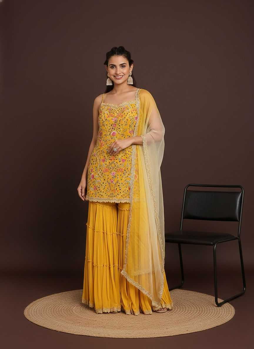YNF Wholesale Faux Georgette Palazzo Suit KESH745 TF-1002 | Surat Manufacturer
