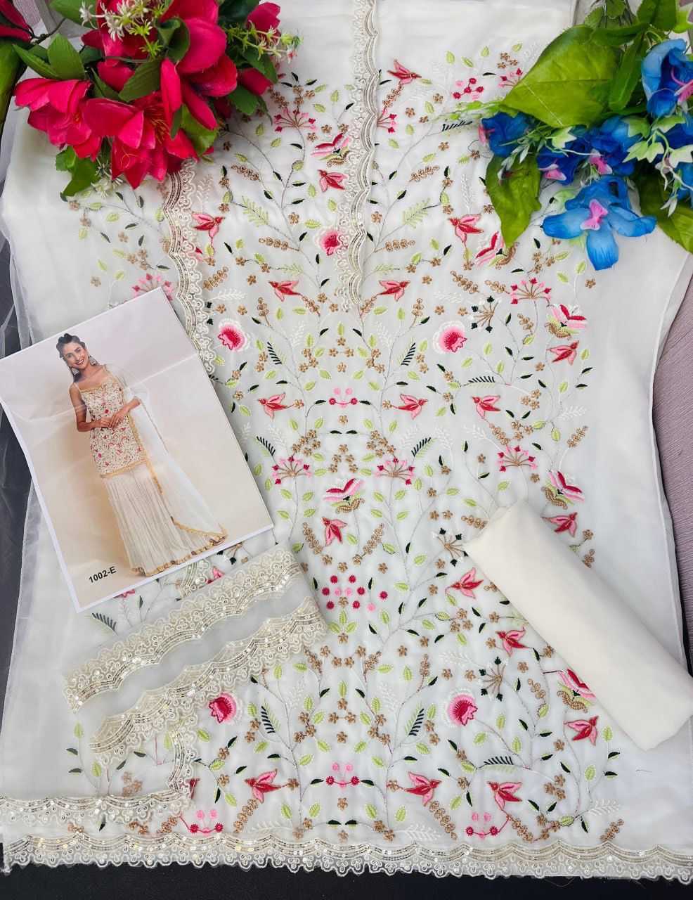 YNF Wholesale Faux Georgette Palazzo Suit KESH745 TF-1002 | Surat Manufacturer
