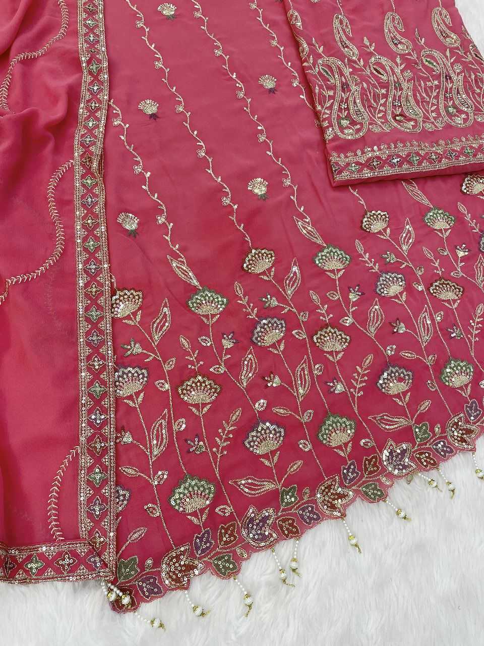 YNF Wholesale Faux Georgette Palazzo Suit KESH745 TF-1315 | Surat Manufacturer