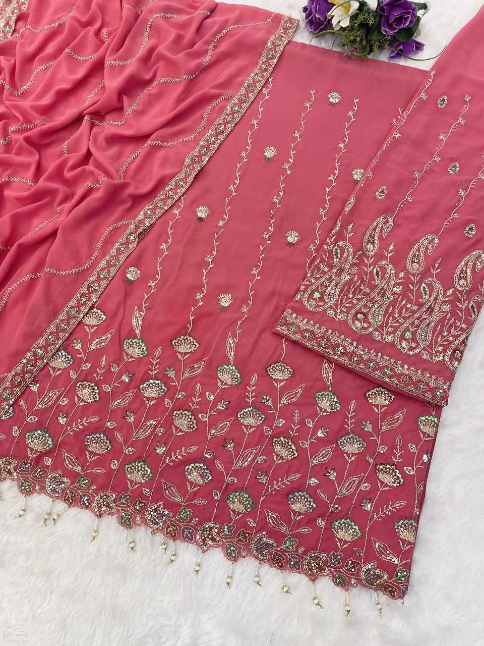 YNF Wholesale Faux Georgette Palazzo Suit KESH745 TF-1315 | Surat Manufacturer