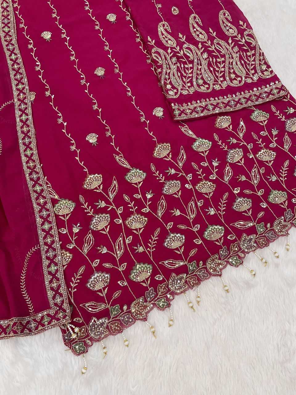 YNF Wholesale Faux Georgette Palazzo Suit KESH745 TF-1315 | Surat Manufacturer