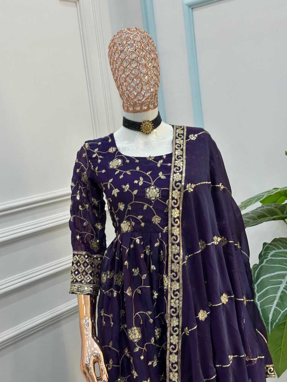 YNF Wholesale FENDY Anarkali Gown KESH533 5170 | Surat Manufacturer