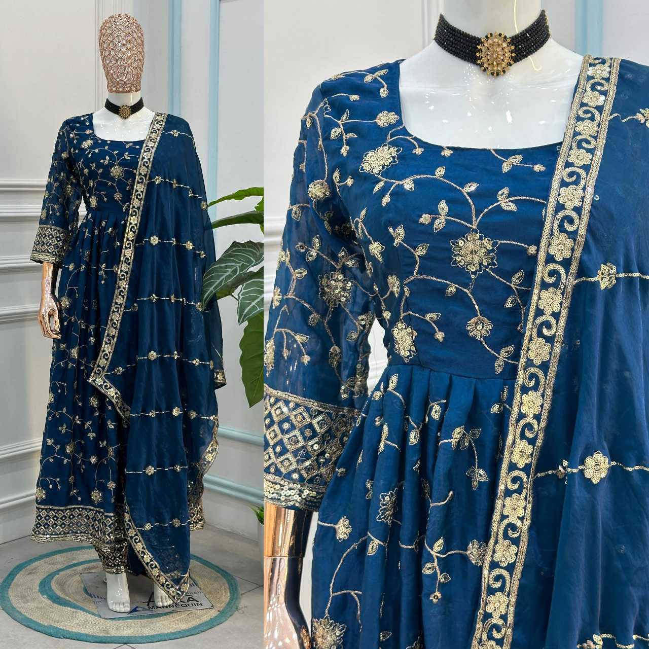 YNF Wholesale FENDY Anarkali Gown KESH533 5170 | Surat Manufacturer