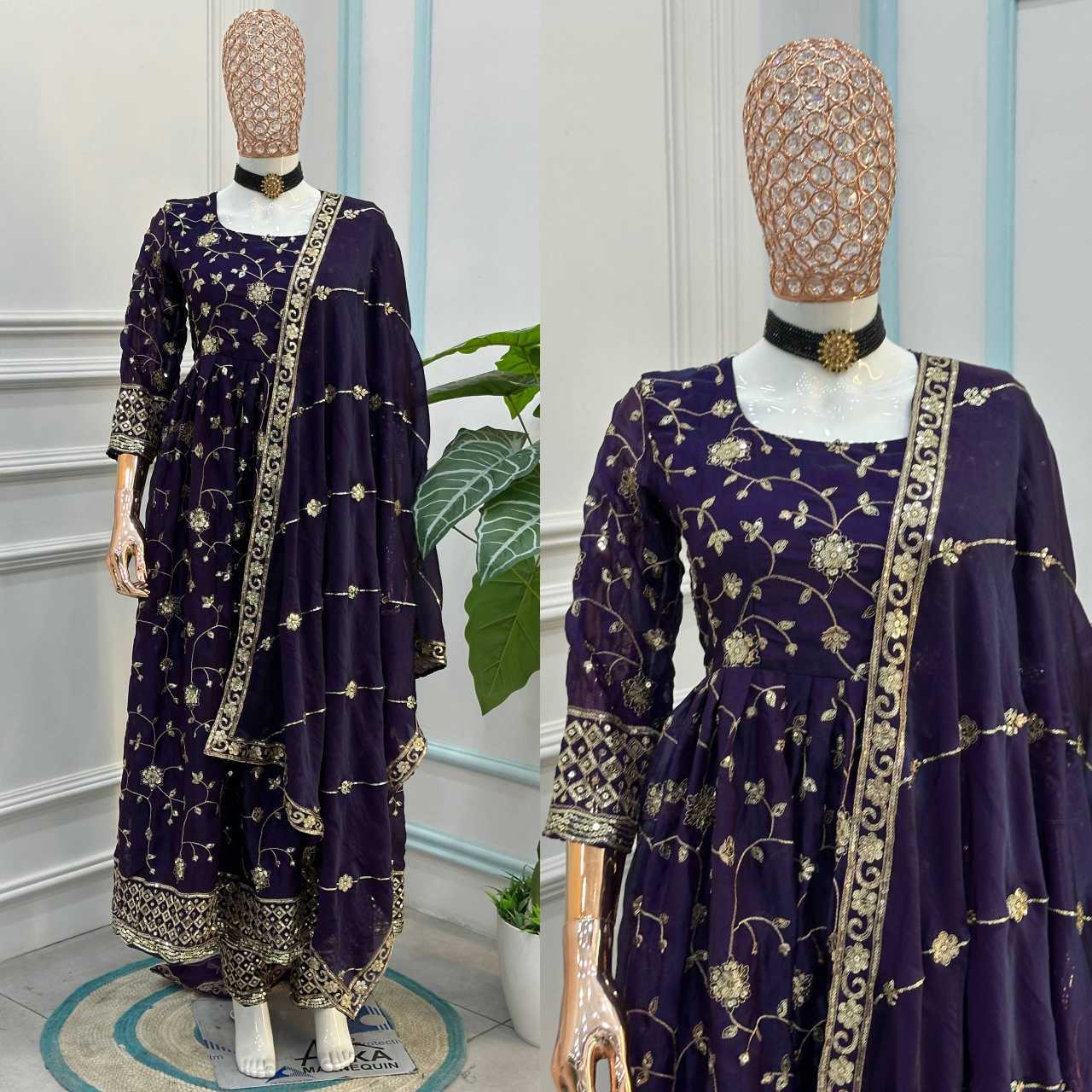 YNF Wholesale FENDY Anarkali Gown KESH533 5170 | Surat Manufacturer