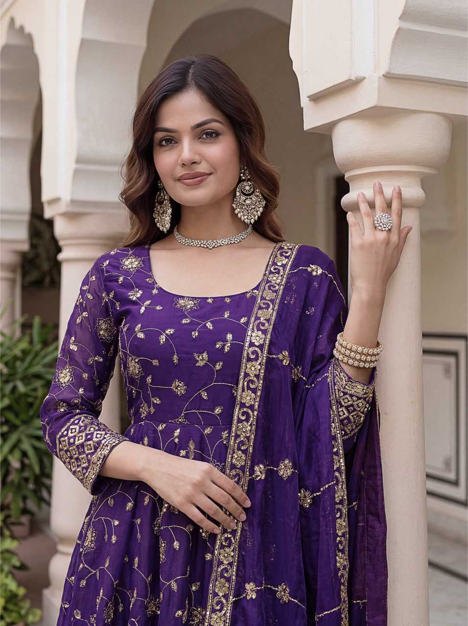 YNF Wholesale FENDY Anarkali Gown KESH533 5170 | Surat Manufacturer