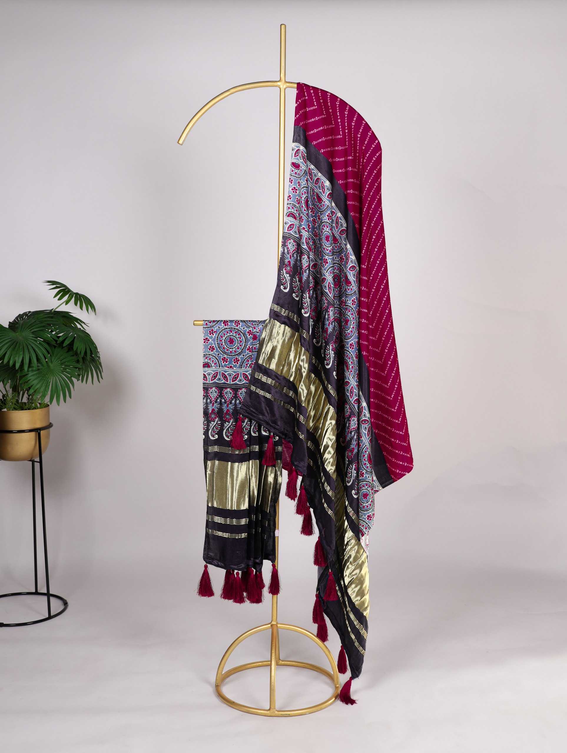 YNF Wholesale Gajji Silk Gajji Modal Dupattas KESH134 4001 | Surat Manufacturer