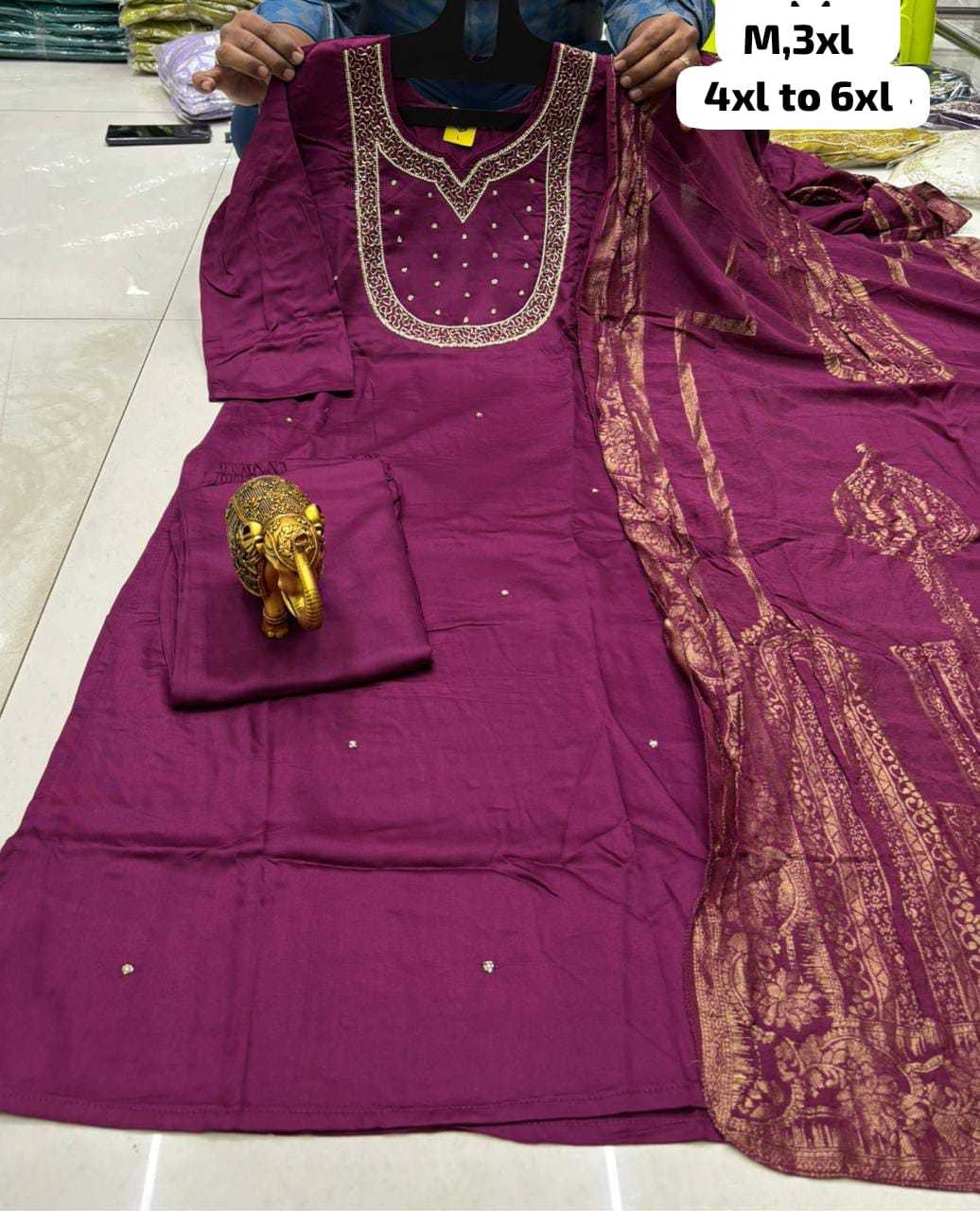 YNF Wholesale Gajji Silk Festive Kurtis KESH147 Saniya | Surat Manufacturer