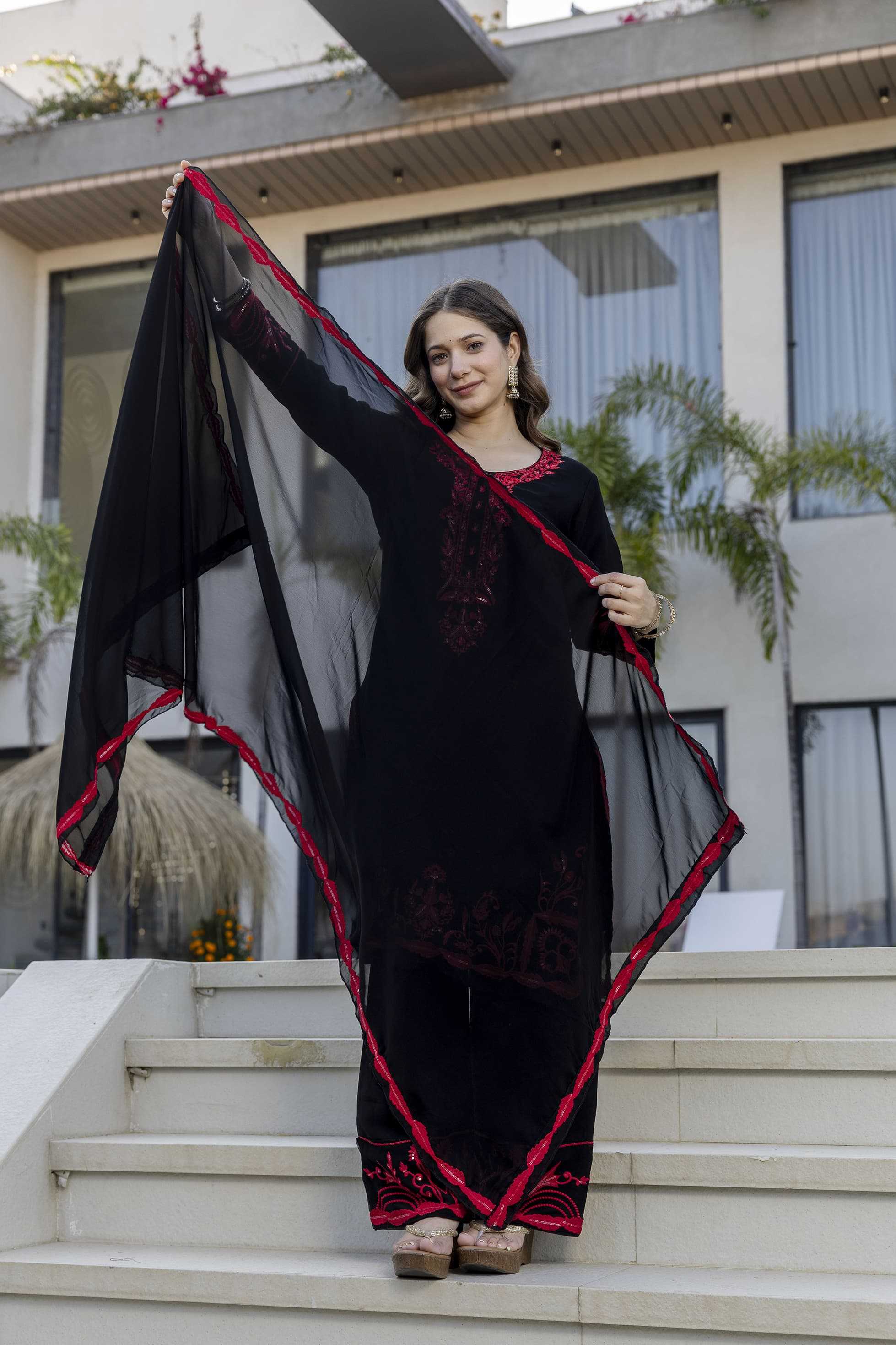 YNF Wholesale Georgette Georgette Kurti KESH144 Zaina | Surat Manufacturer