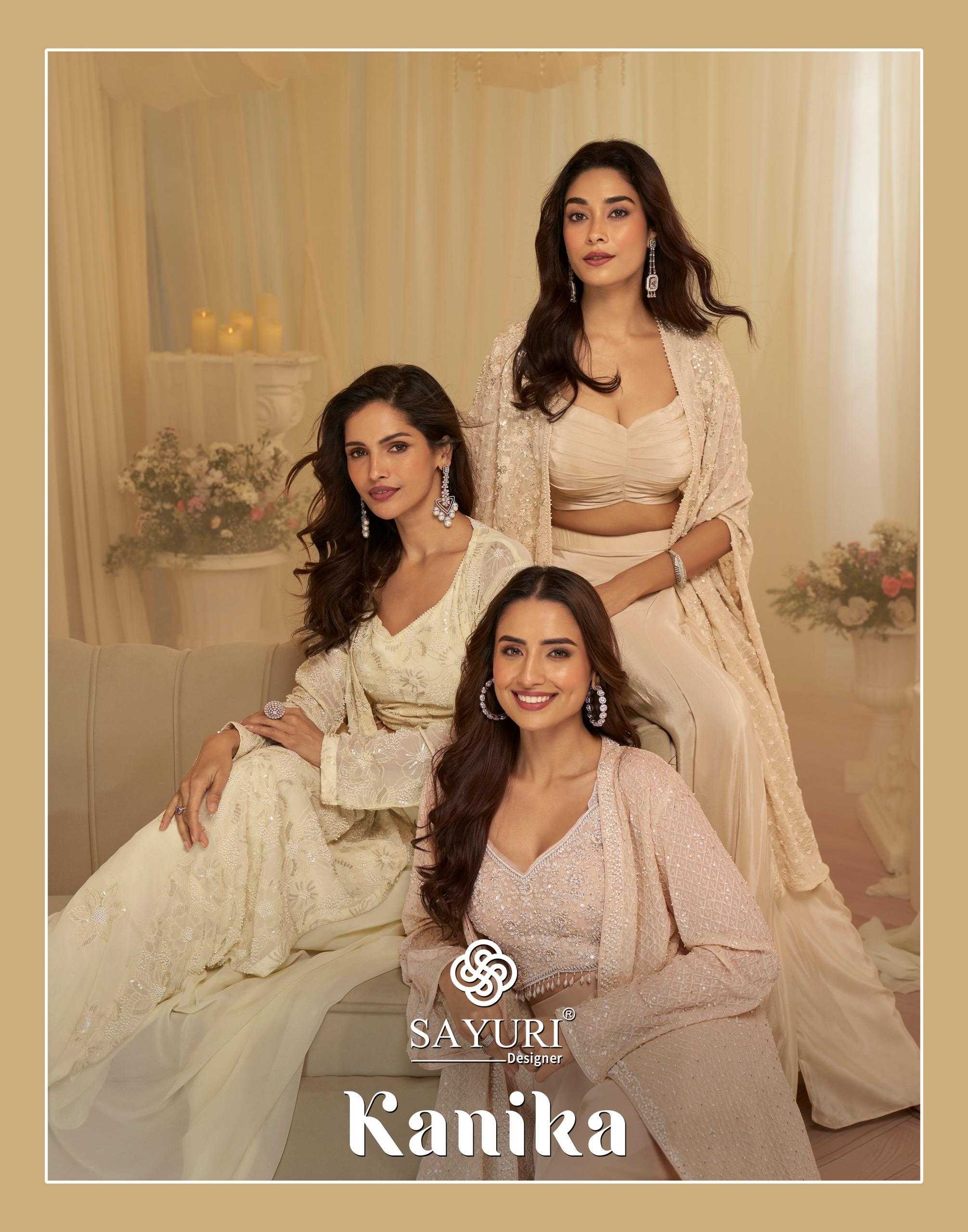 YNF Wholesale Georgette Embroidery Suits KESH530 KANIKA | Surat Manufacturer