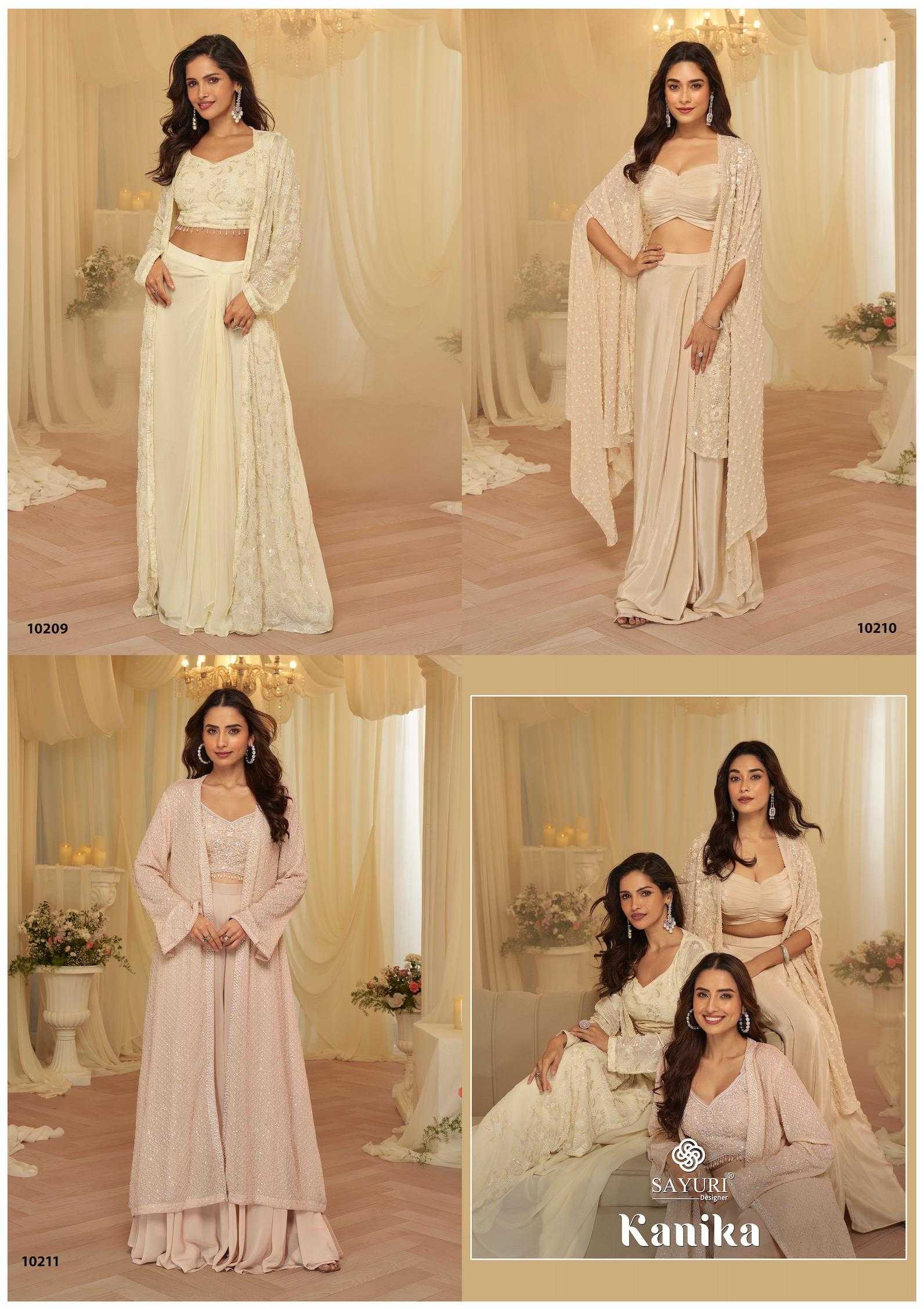 YNF Wholesale Georgette Embroidery Suits KESH530 KANIKA | Surat Manufacturer
