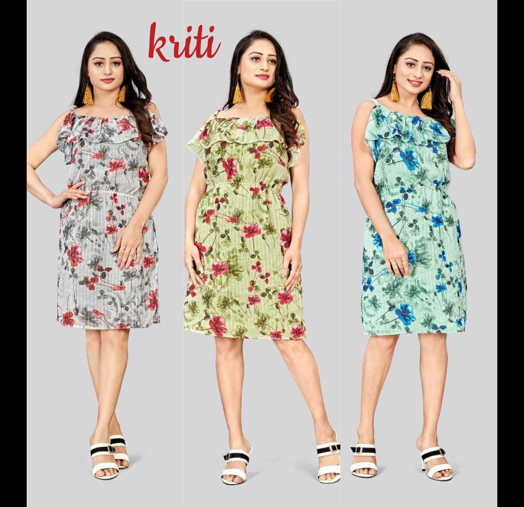 YNF Wholesale Georgette One Piece Dress KESH607 Kriti Vol-1 | Surat Manufacturer