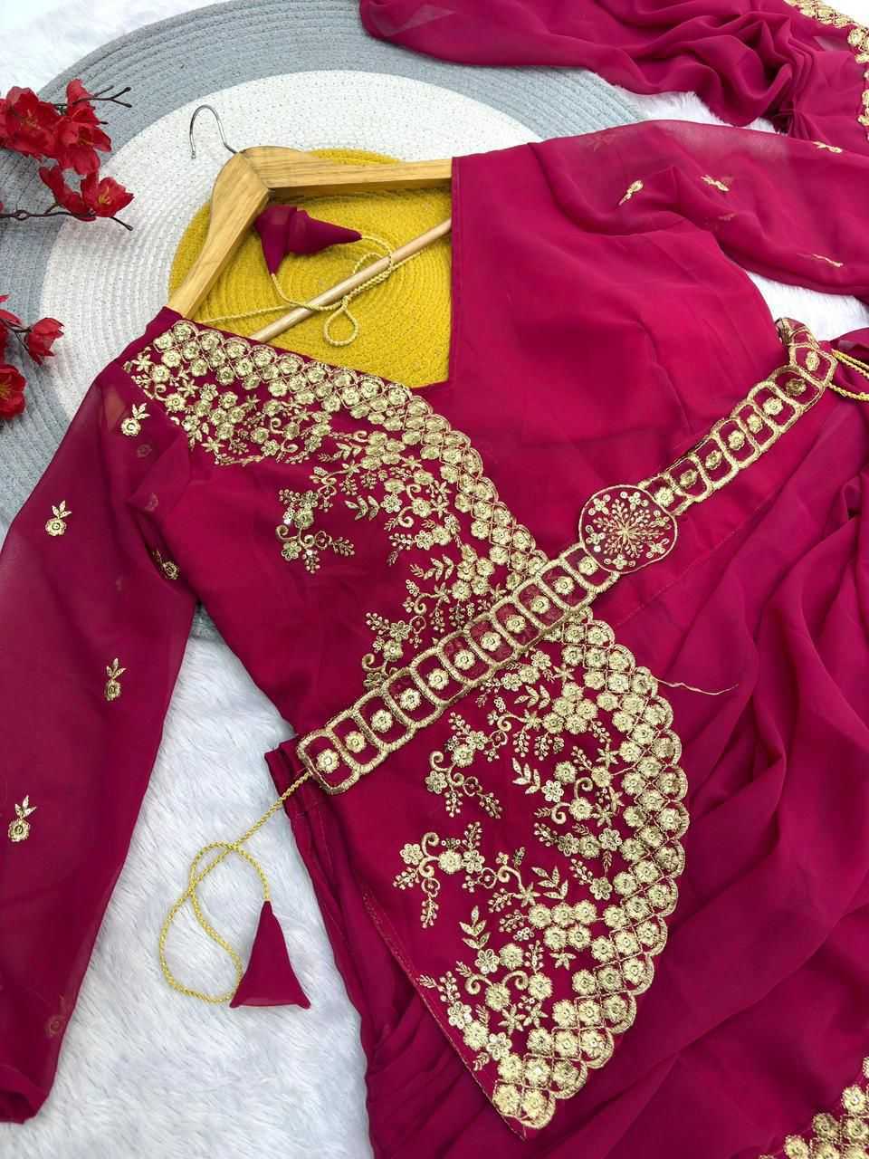 YNF Wholesale Georgette Georgette Sarees RIN134 SWETA | Surat Manufacturer
