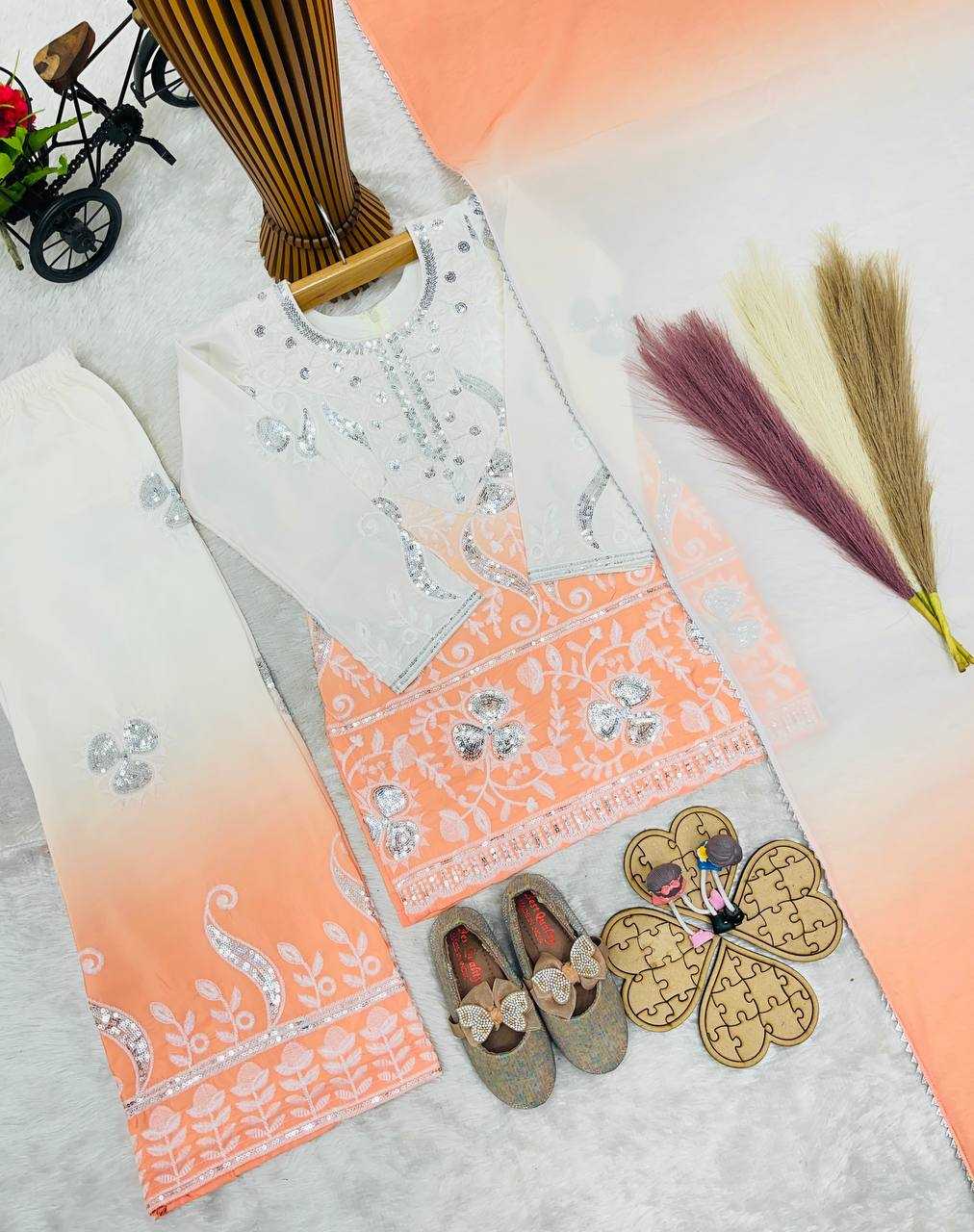 YNF Wholesale Heavy Crepe Kids Suit RIN234 249 | Surat Manufacturer