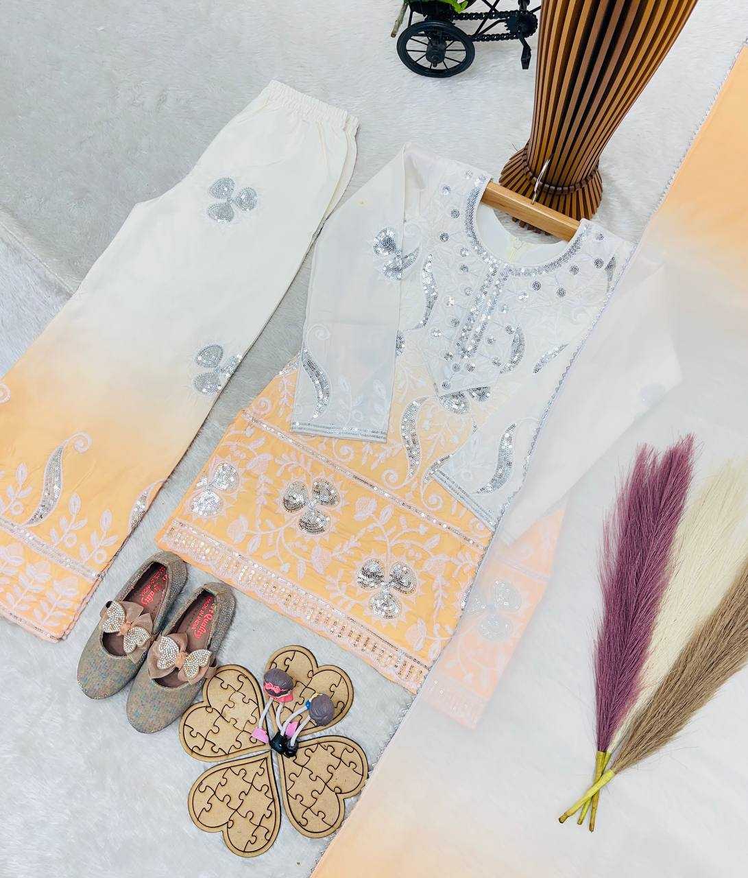 YNF Wholesale Heavy Crepe Kids Suit RIN234 249 | Surat Manufacturer