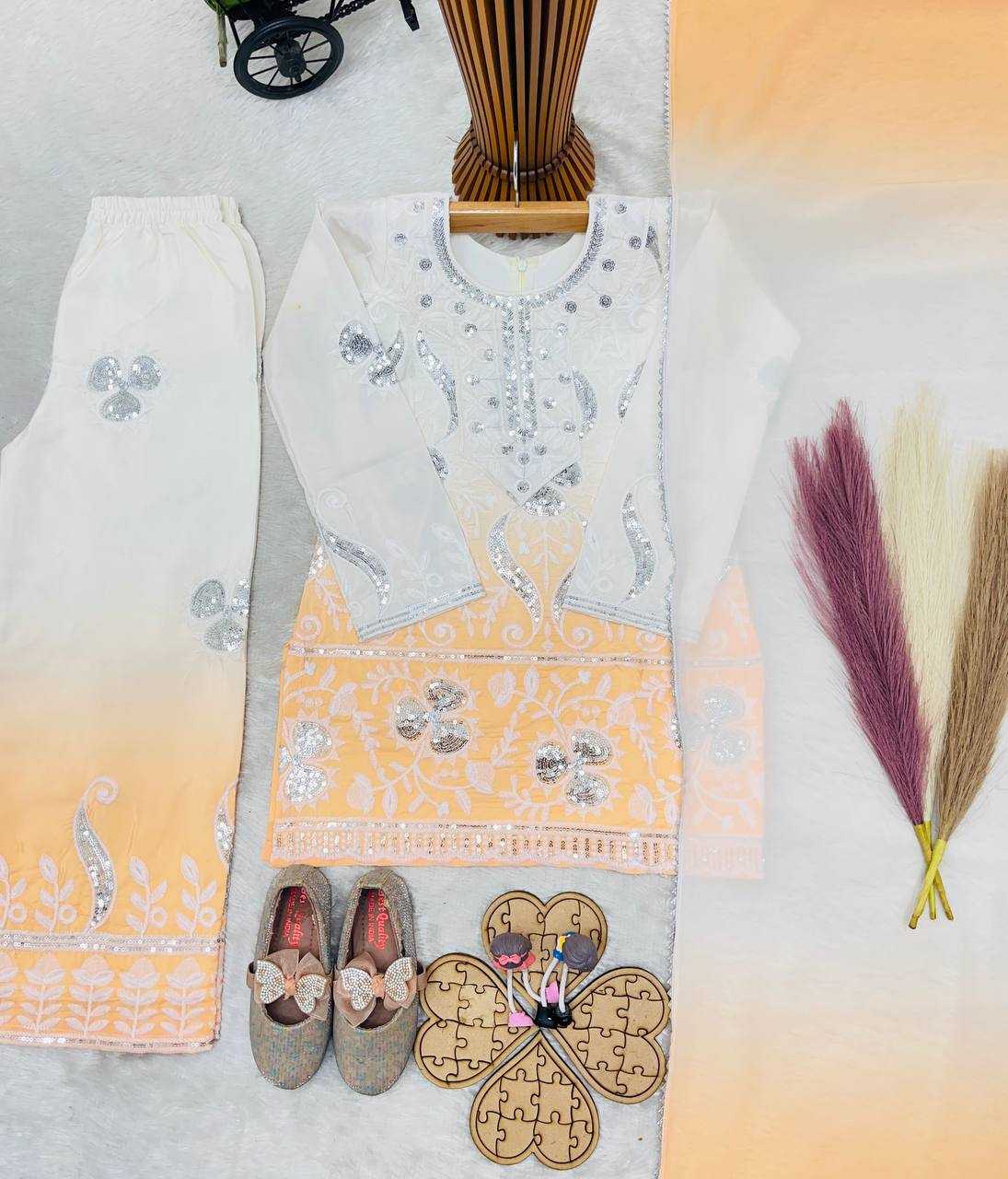 YNF Wholesale Heavy Crepe Kids Suit RIN234 249 | Surat Manufacturer