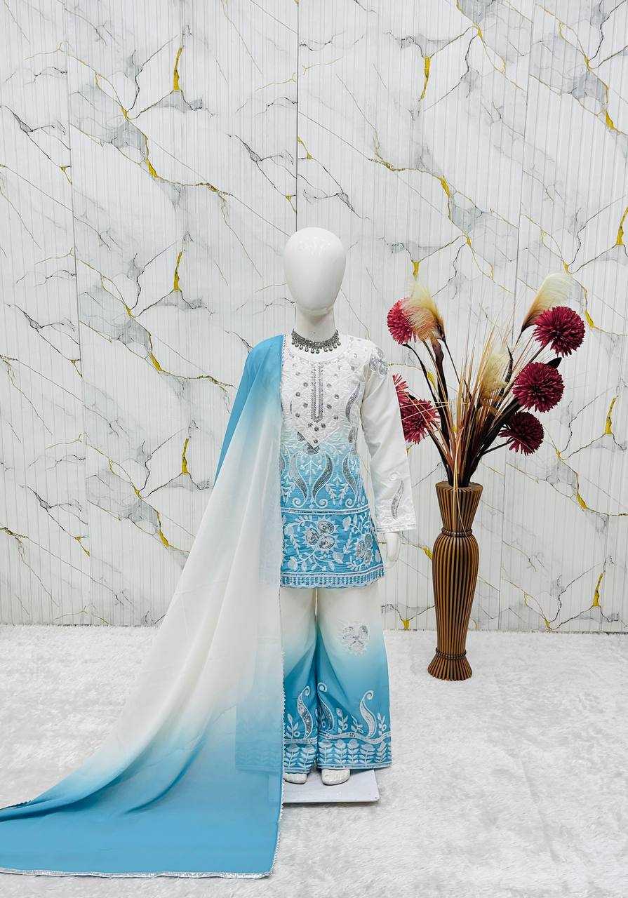 YNF Wholesale Heavy Crepe Kids Suit RIN234 249 | Surat Manufacturer