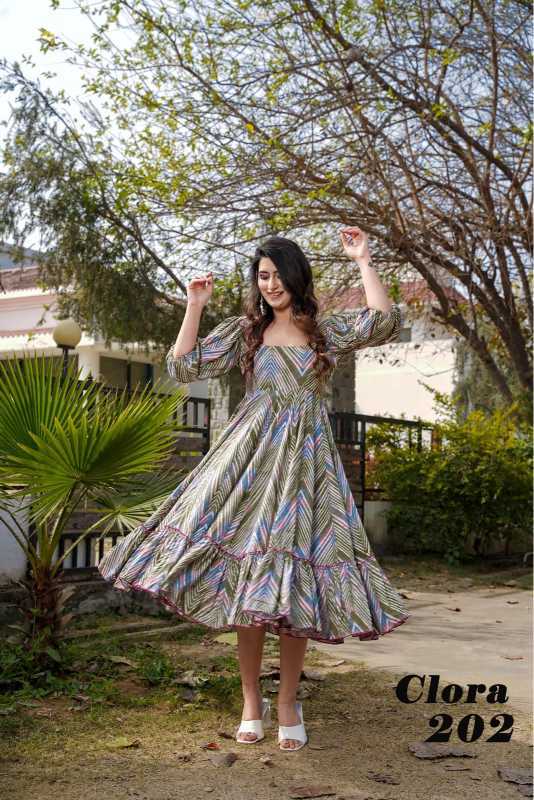 YNF Wholesale Heavy Rayon Ethnic Dresses KESH530 LUCAYACLORA VOL-02 | Surat Manufacturer