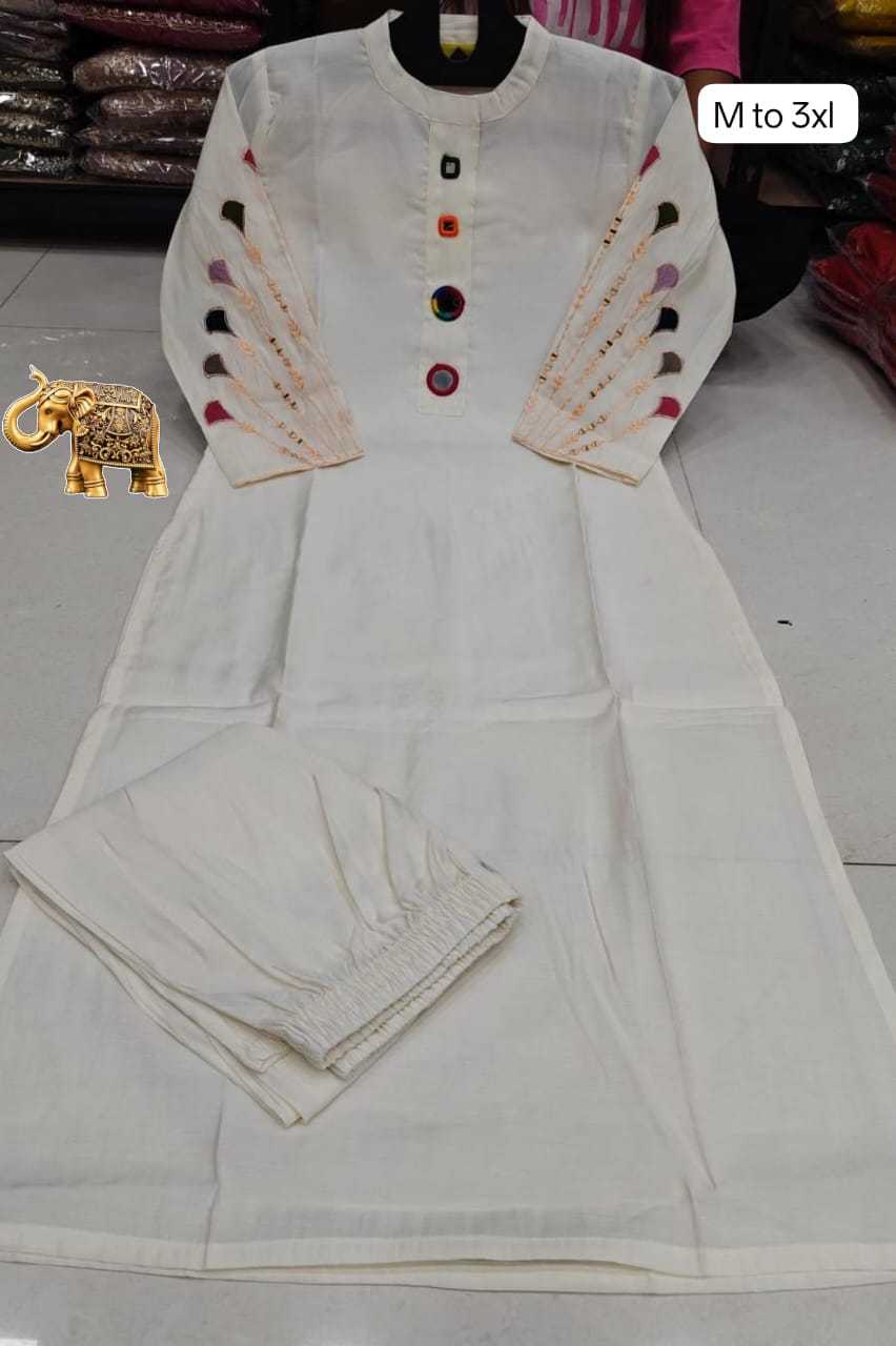 YNF Wholesale Heavy Roman Silk Mirror Work Kurti KESH147 Prita | Surat Manufacturer
