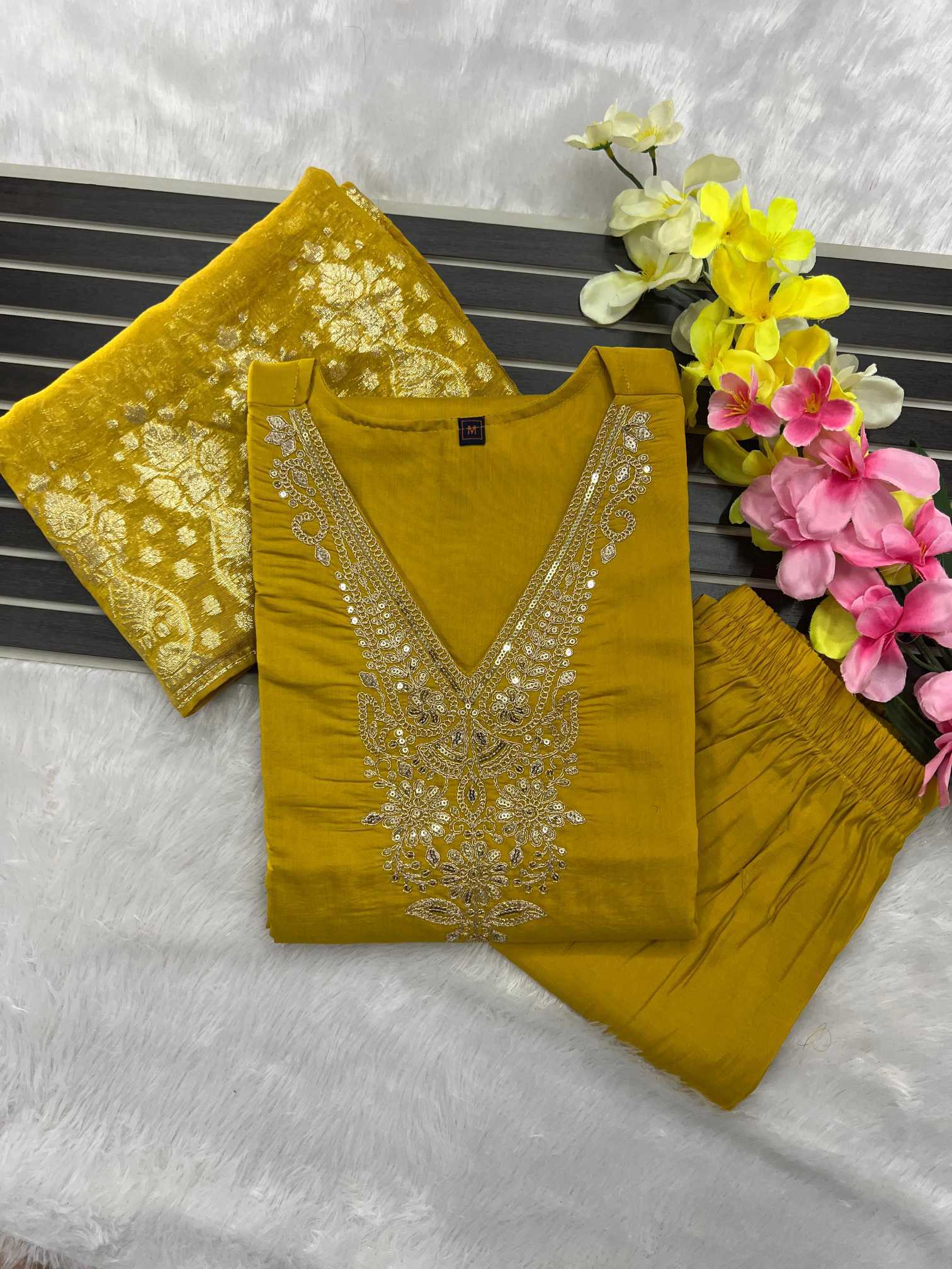YNF Wholesale Heavy Roman Silk Party Wear Kurtis KESH160 Roman Silk | Surat Manufacturer