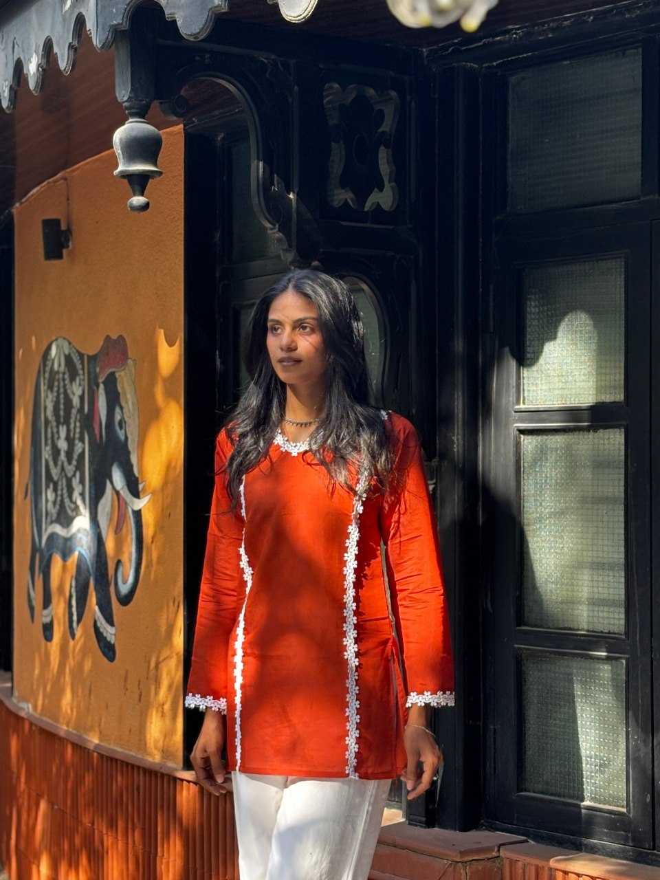 YNF Wholesale Heavy Roman Silk Short Kurtis RIN227 37 | Surat Manufacturer