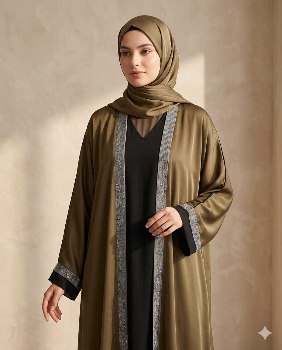 YNF Wholesale Imported Abaya KESH130 123 | Surat Manufacturer