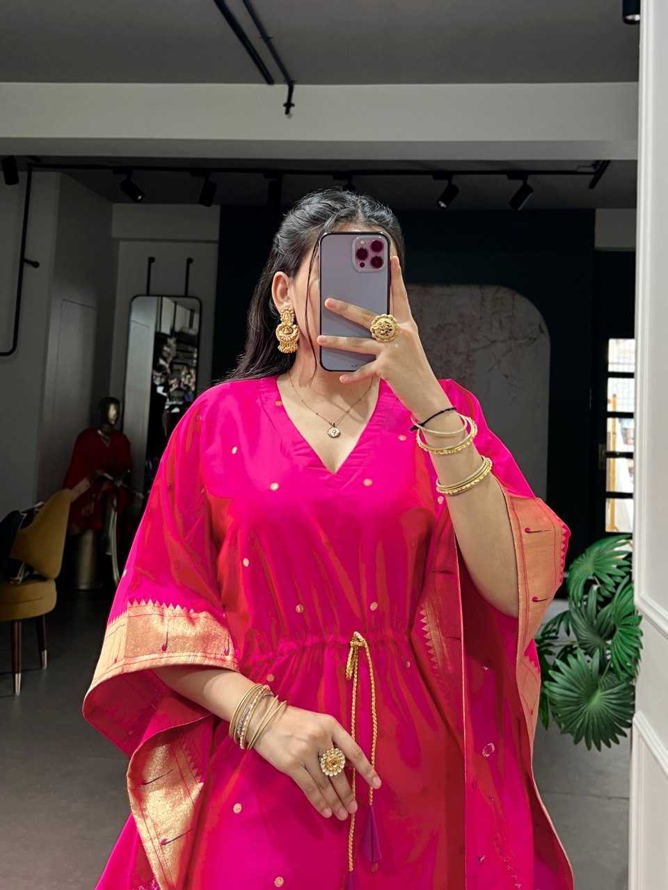 YNF Wholesale Jacquard Kaftans KESH134 3802 | Surat Manufacturer
