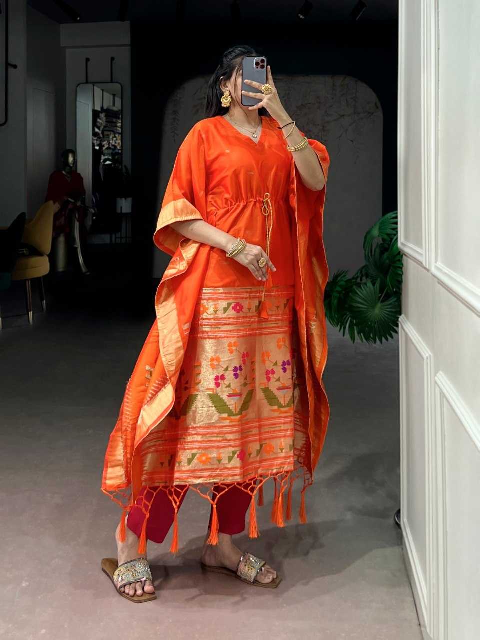 YNF Wholesale Jacquard Kaftans KESH134 3802 | Surat Manufacturer