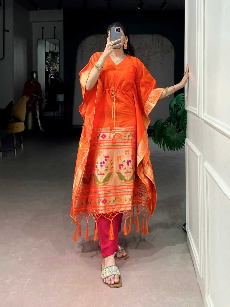 YNF Wholesale Jacquard Kaftans KESH134 3802 | Surat Manufacturer