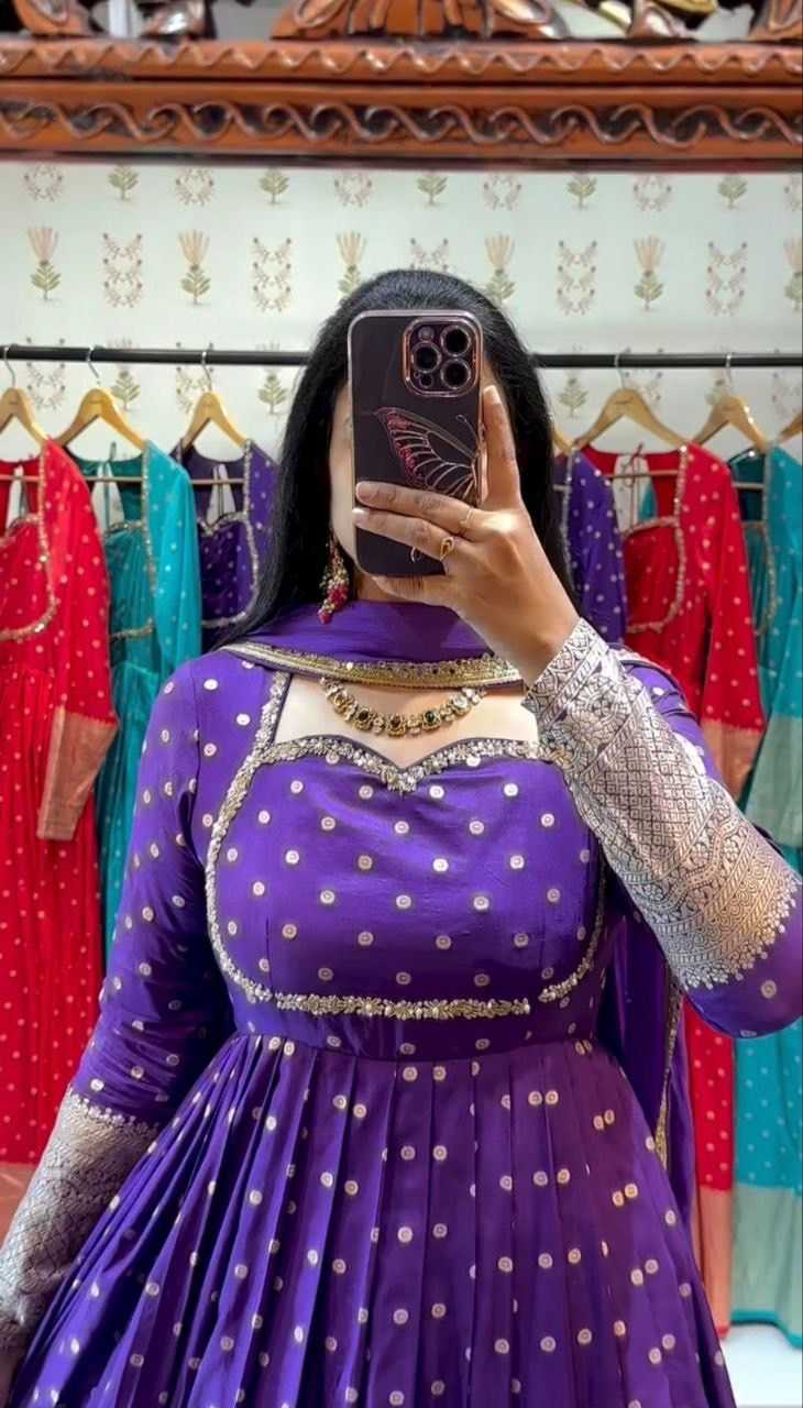 YNF Wholesale Jacquard Party Gowns KESH496 570 | Surat Manufacturer