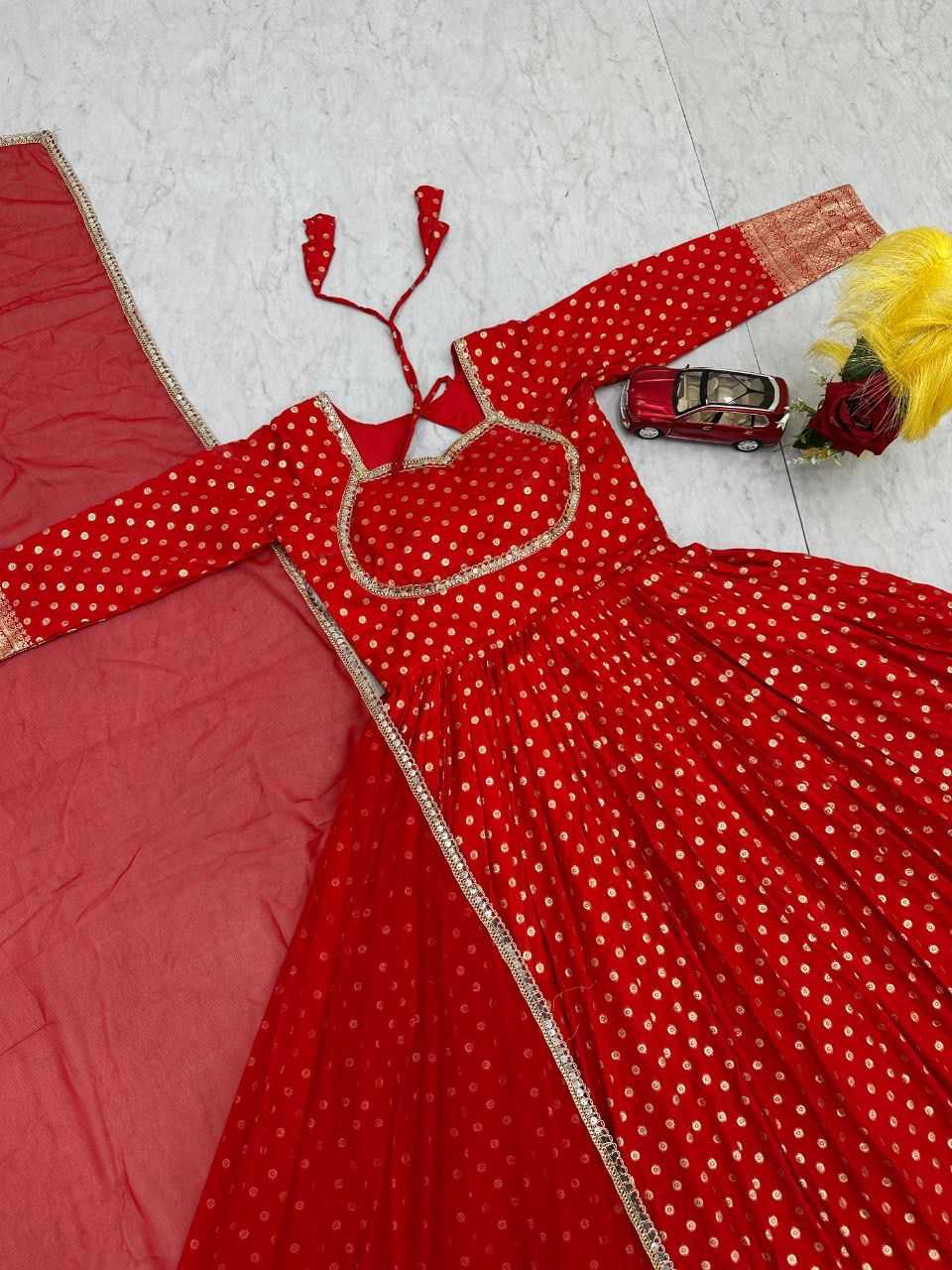 YNF Wholesale Jacquard Party Gowns KESH496 570 | Surat Manufacturer
