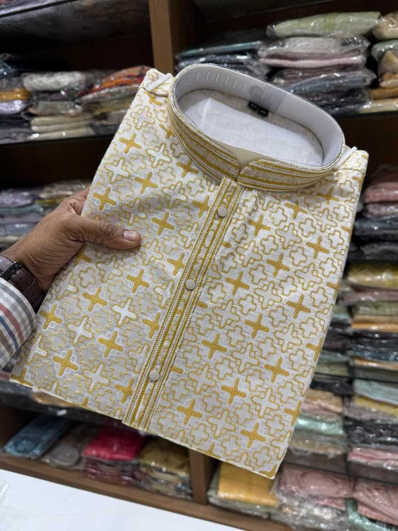 YNF Wholesale Jacquard Mens Kurtas KESH629 Vantara- 06 | Surat Manufacturer