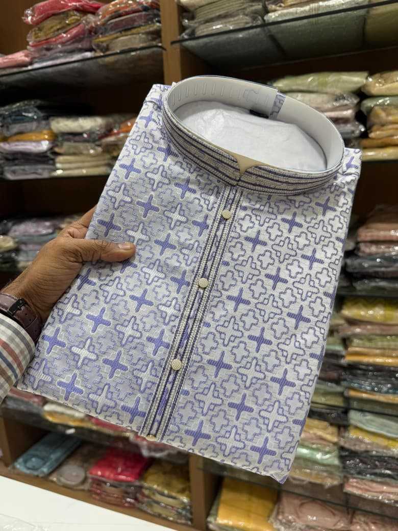 YNF Wholesale Jacquard Mens Kurtas KESH629 Vantara- 06 | Surat Manufacturer