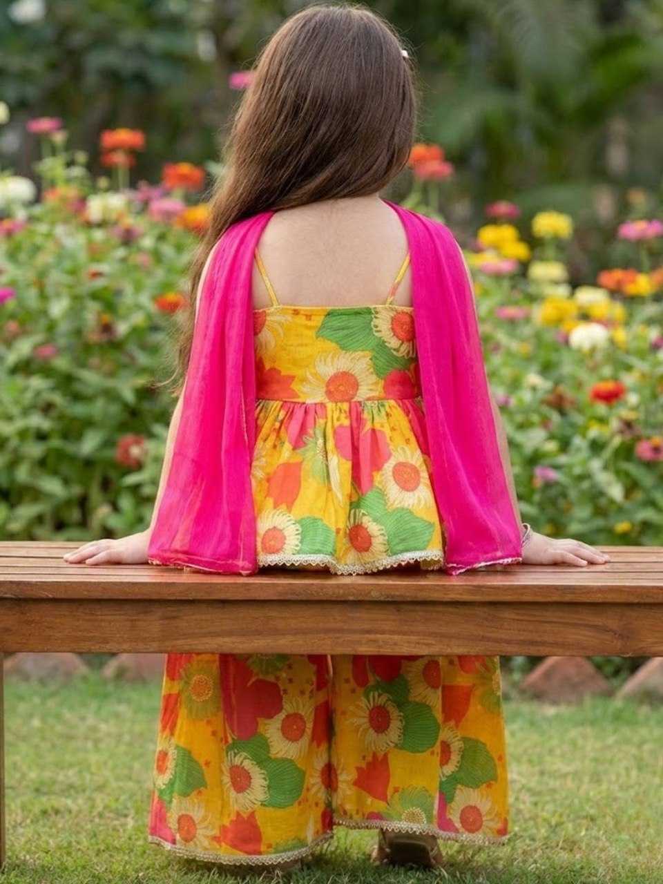 YNF Wholesale Jacquard Kids Designer Frock KESH650 new | Surat Manufacturer