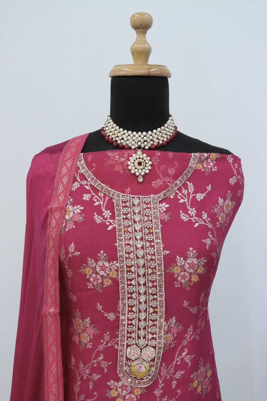 YNF Wholesale Jacquard Embroidery Suits KESH745 TF-1554 | Surat Manufacturer