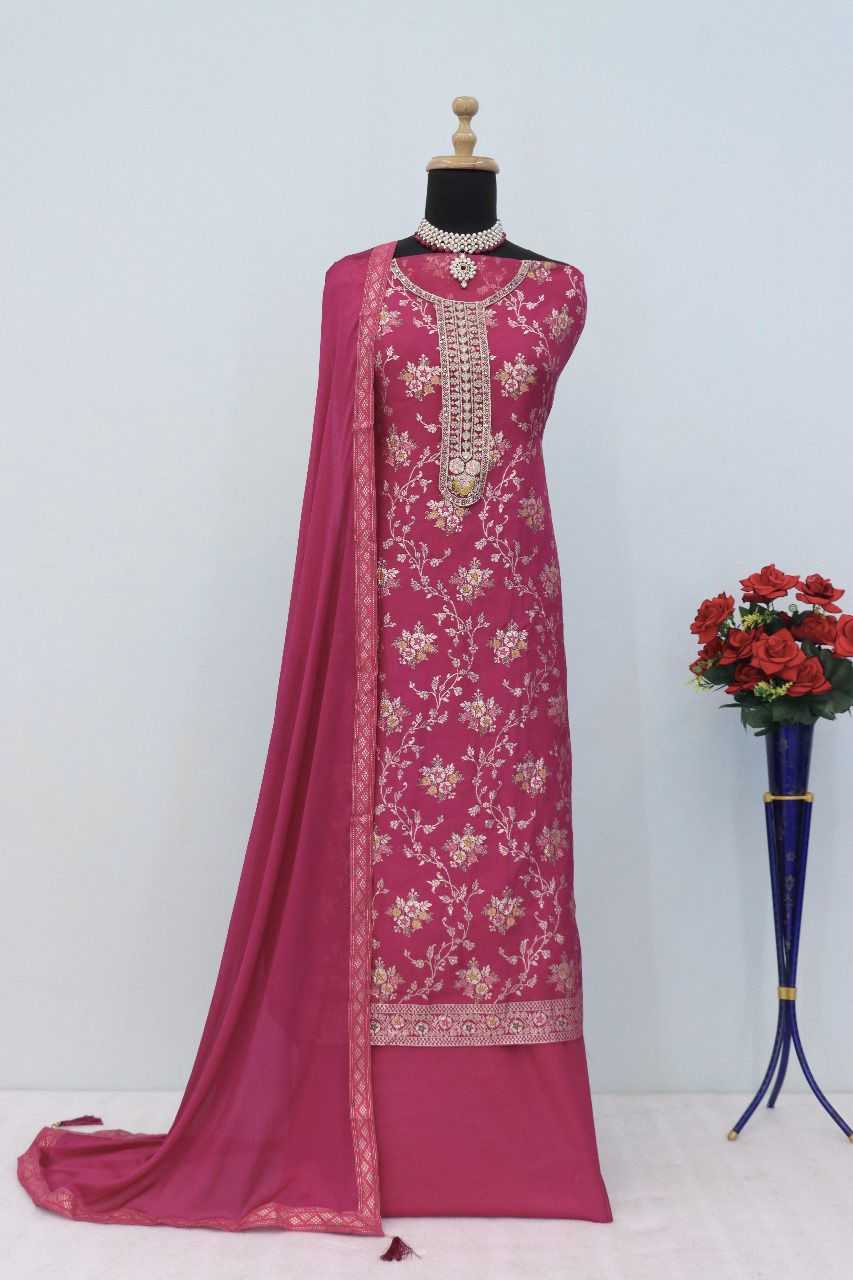 YNF Wholesale Jacquard Embroidery Suits KESH745 TF-1554 | Surat Manufacturer