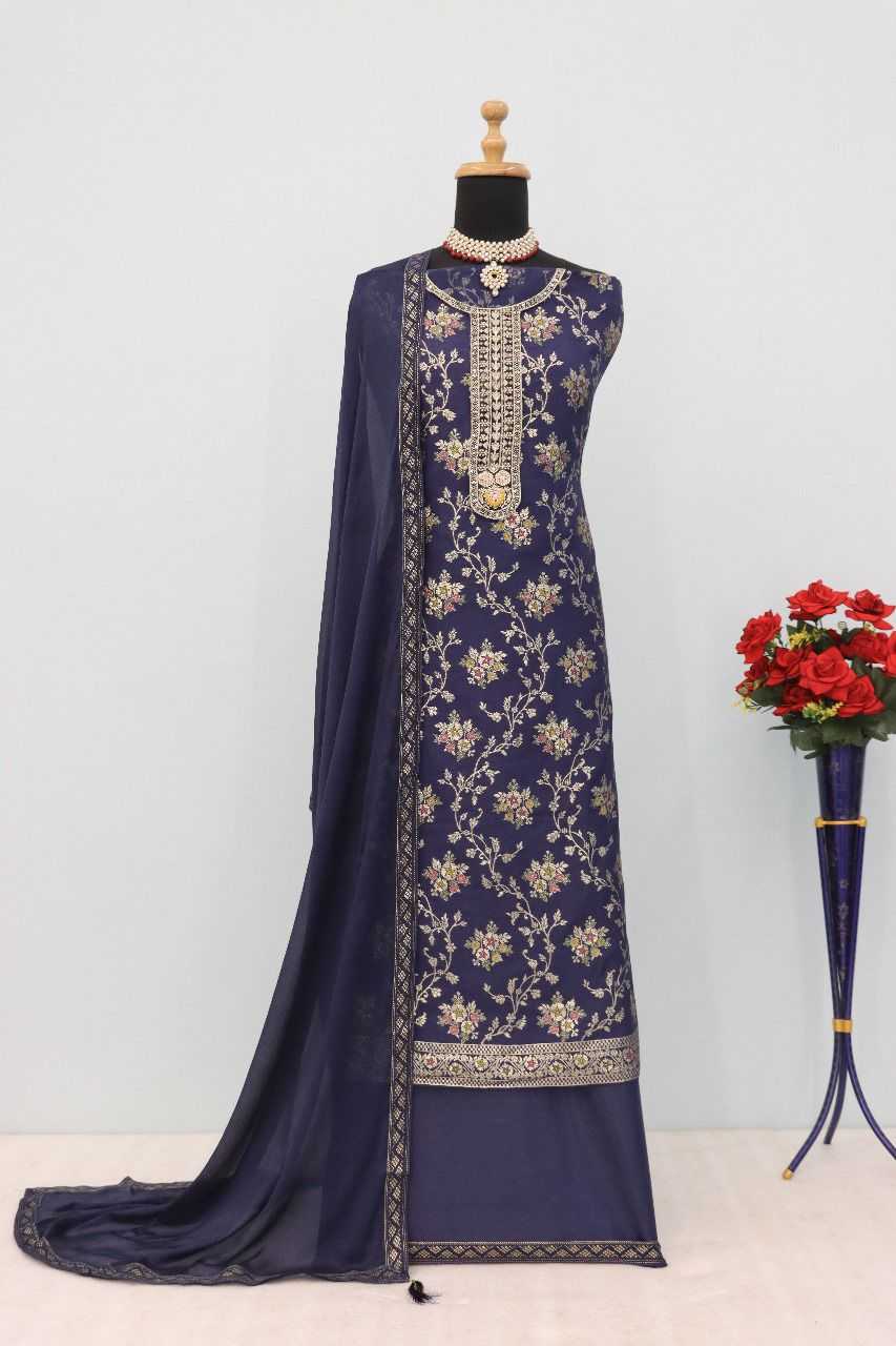 YNF Wholesale Jacquard Embroidery Suits KESH745 TF-1554 | Surat Manufacturer
