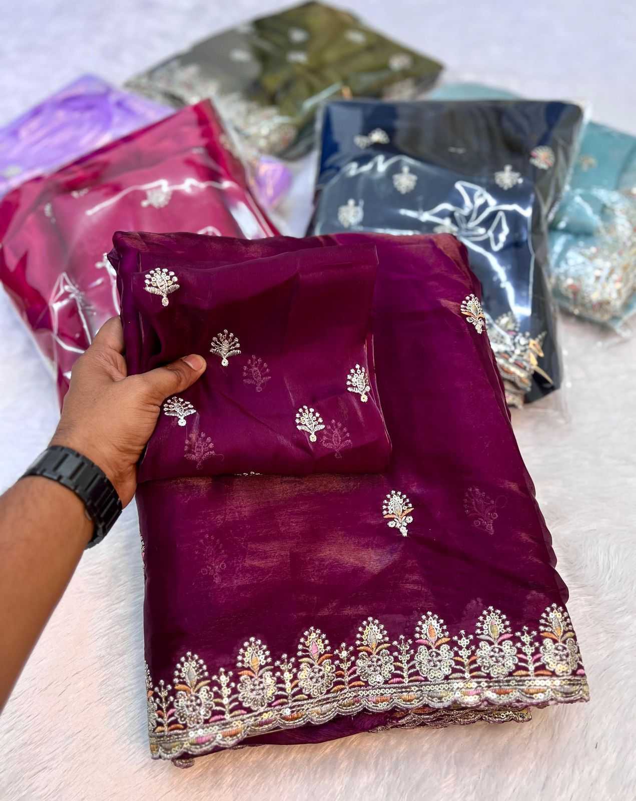 YNF Wholesale Jimmy Choo Jimmy Choo Sarees KESH691 Jimmi Choo | Surat Manufacturer