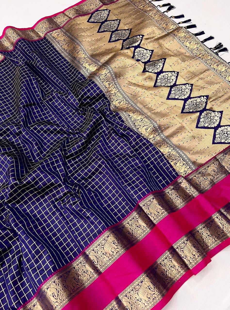 YNF Wholesale Kanjivaram Silk Kanjeevaram Sarees KESH700 | Surat Manufacturer
