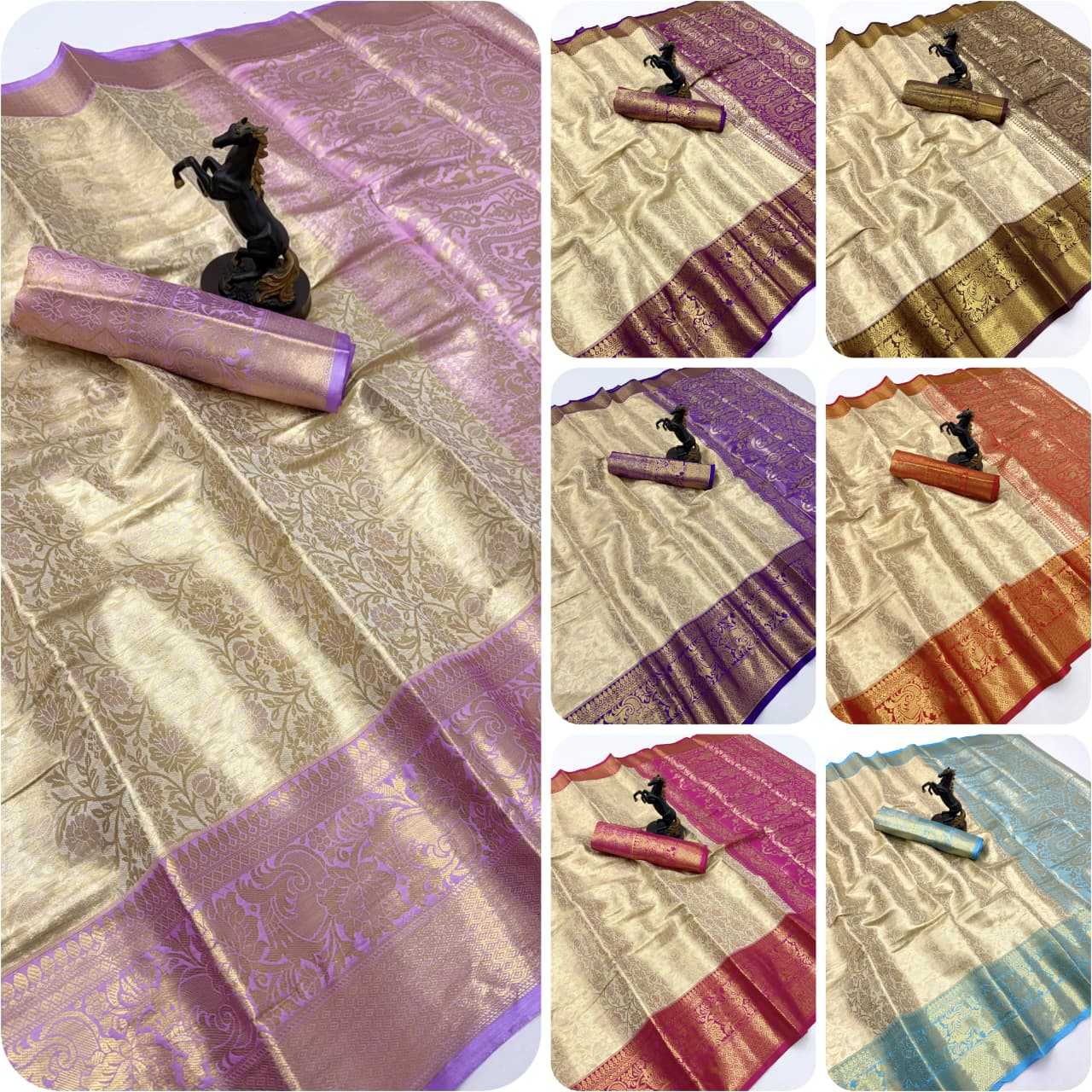 YNF Wholesale Kanjivaram Silk Designer Silk Sarees RIN211 Gaurika | Surat Manufacturer