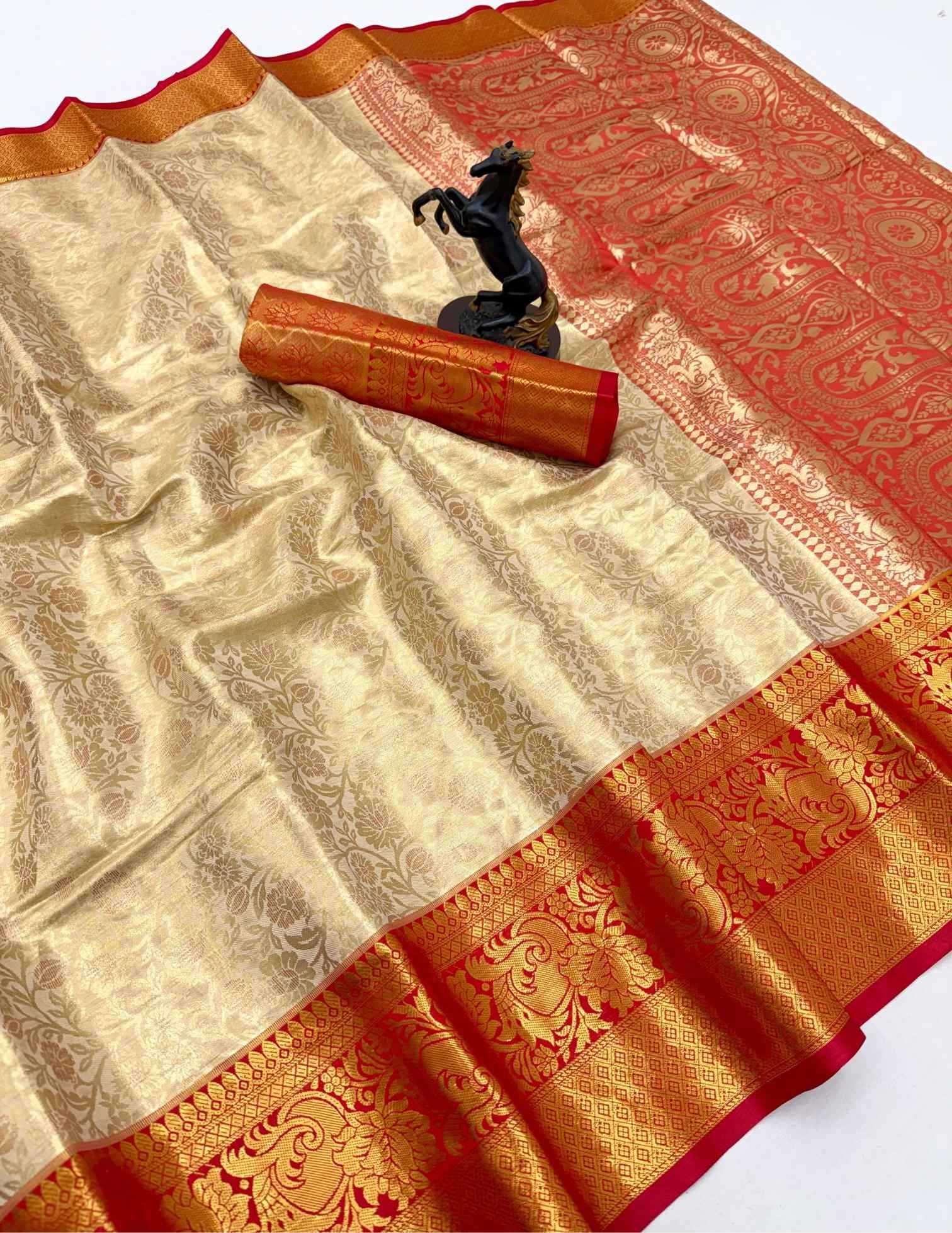 YNF Wholesale Kanjivaram Silk Designer Silk Sarees RIN211 Gaurika | Surat Manufacturer