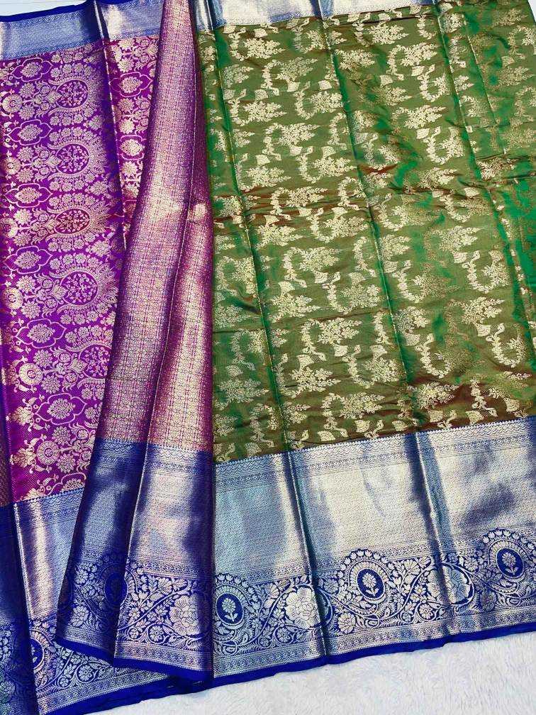 YNF Wholesale Kanjivaram Silk Kanjivaram Silk Sarees RIN211 Khushi-Vol-10 | Surat Manufacturer