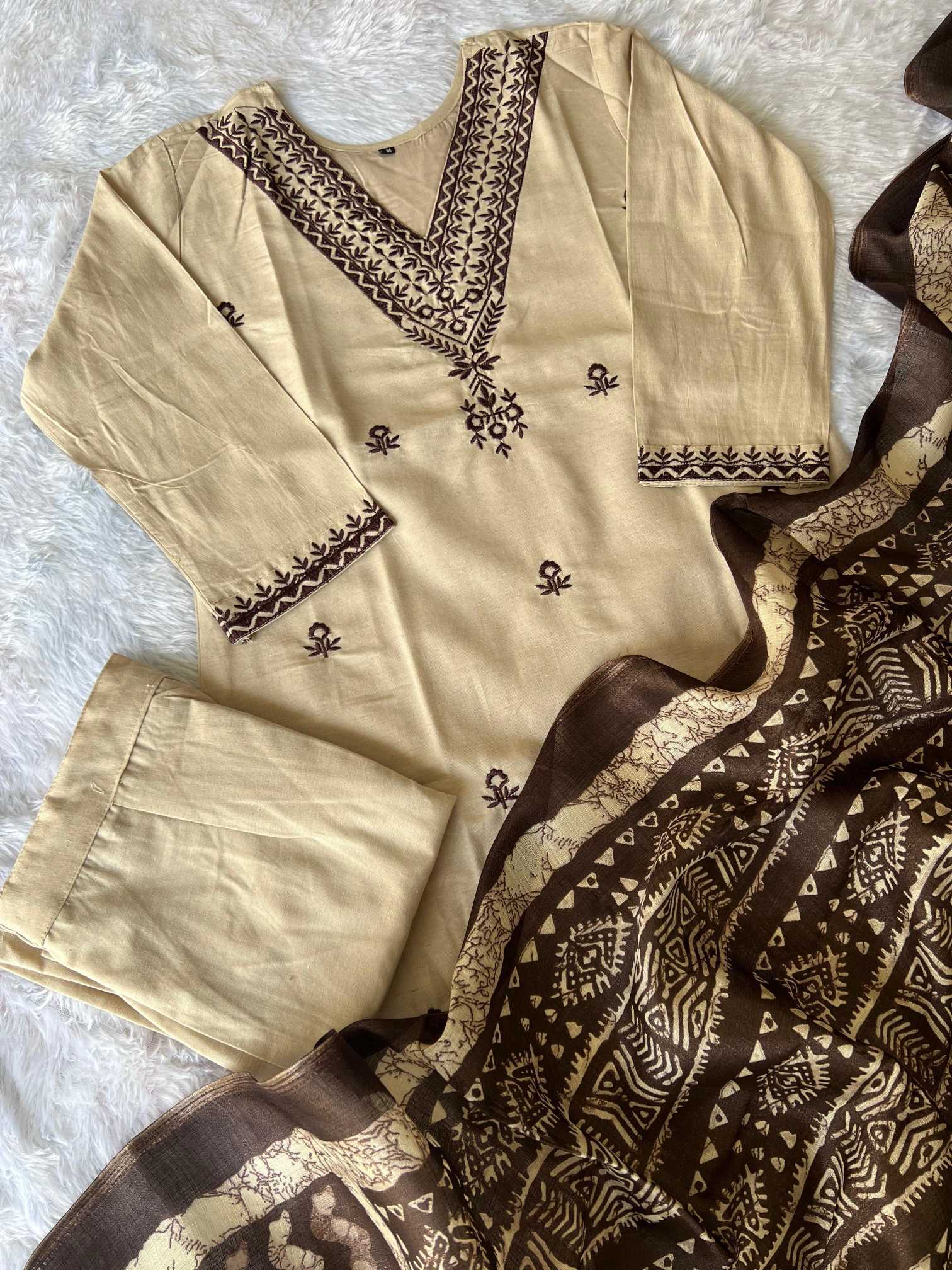 YNF Wholesale Khadi Cotton Cotton Kurtis KESH160 Chikoo | Surat Manufacturer
