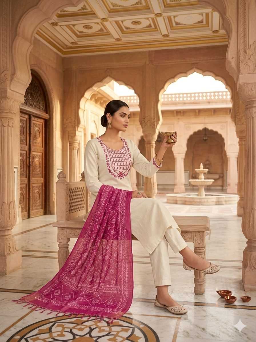 YNF Wholesale Khadi Cotton Designer Kurtis KESH160 Print Dupatta | Surat Manufacturer