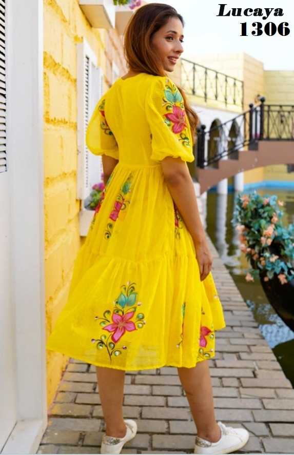 YNF Wholesale Kota Chex Ethnic Dresses KESH530 LUCAYA VOL-13 | Surat Manufacturer