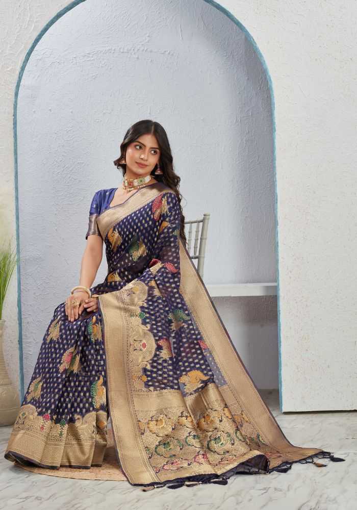 YNF Wholesale Lichi Silk Fancy Sarees KESH171 D.N.:-1635 | Surat Manufacturer