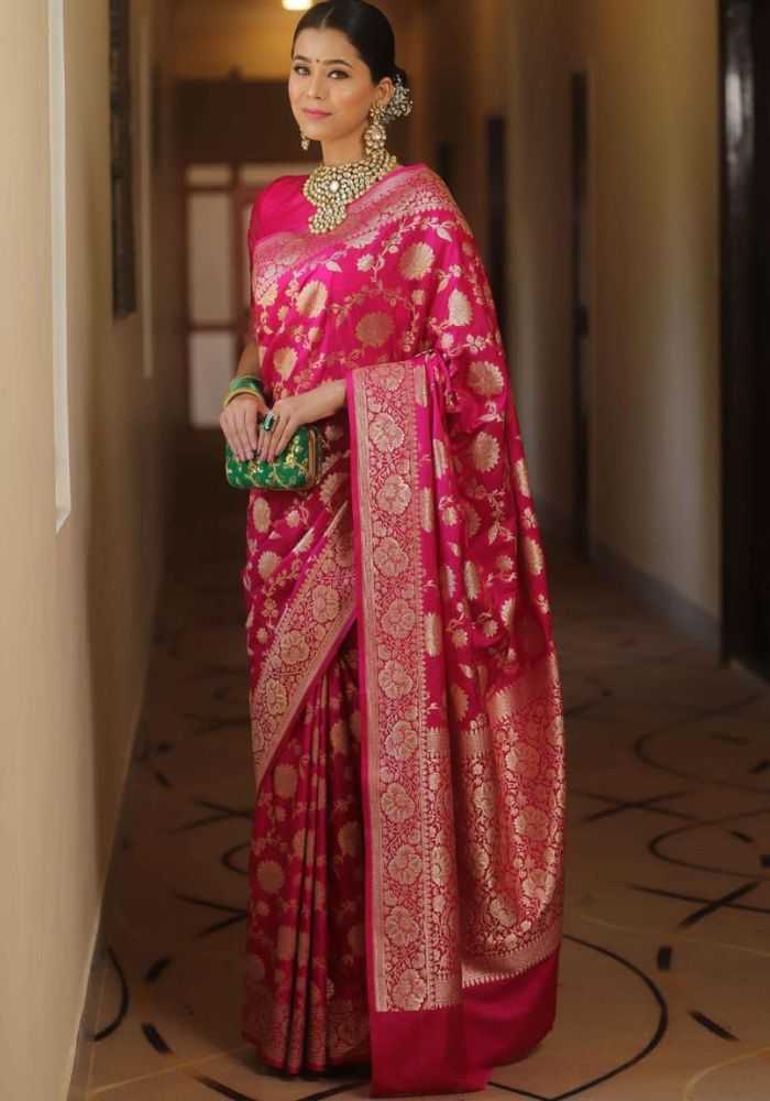 YNF Wholesale Lichi Silk Banarasi Silk Sarees KESH171 D.N. 1642 | Surat Manufacturer